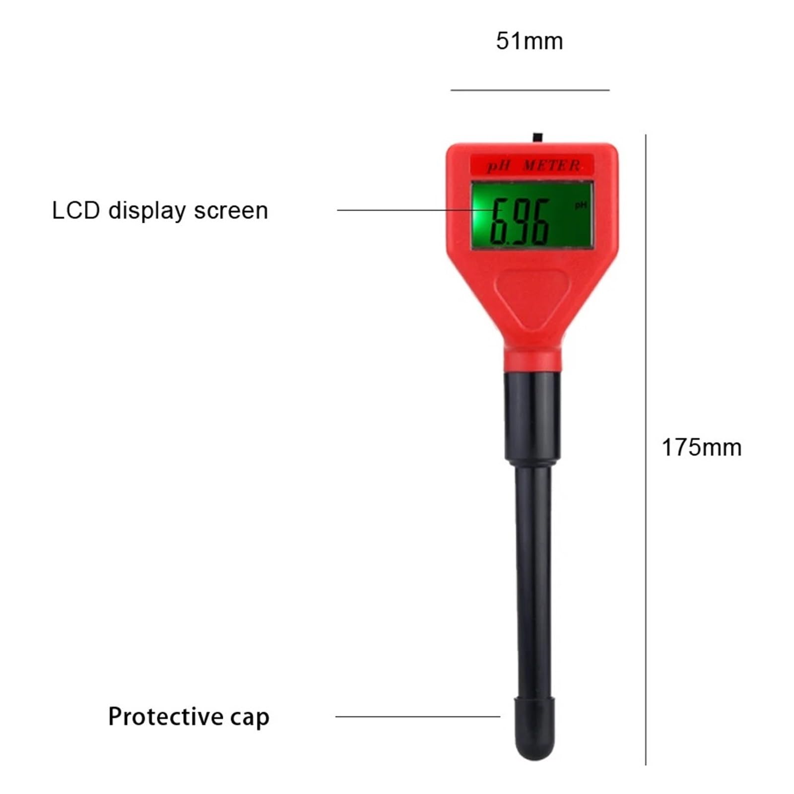 PH-98103 Precyzyjny Tester Jakości Wody Cyfrowy Analizator PH Podświetlenie Wyświetlacza Miernik Do Laboratorium Hydroponiki Akwariowej