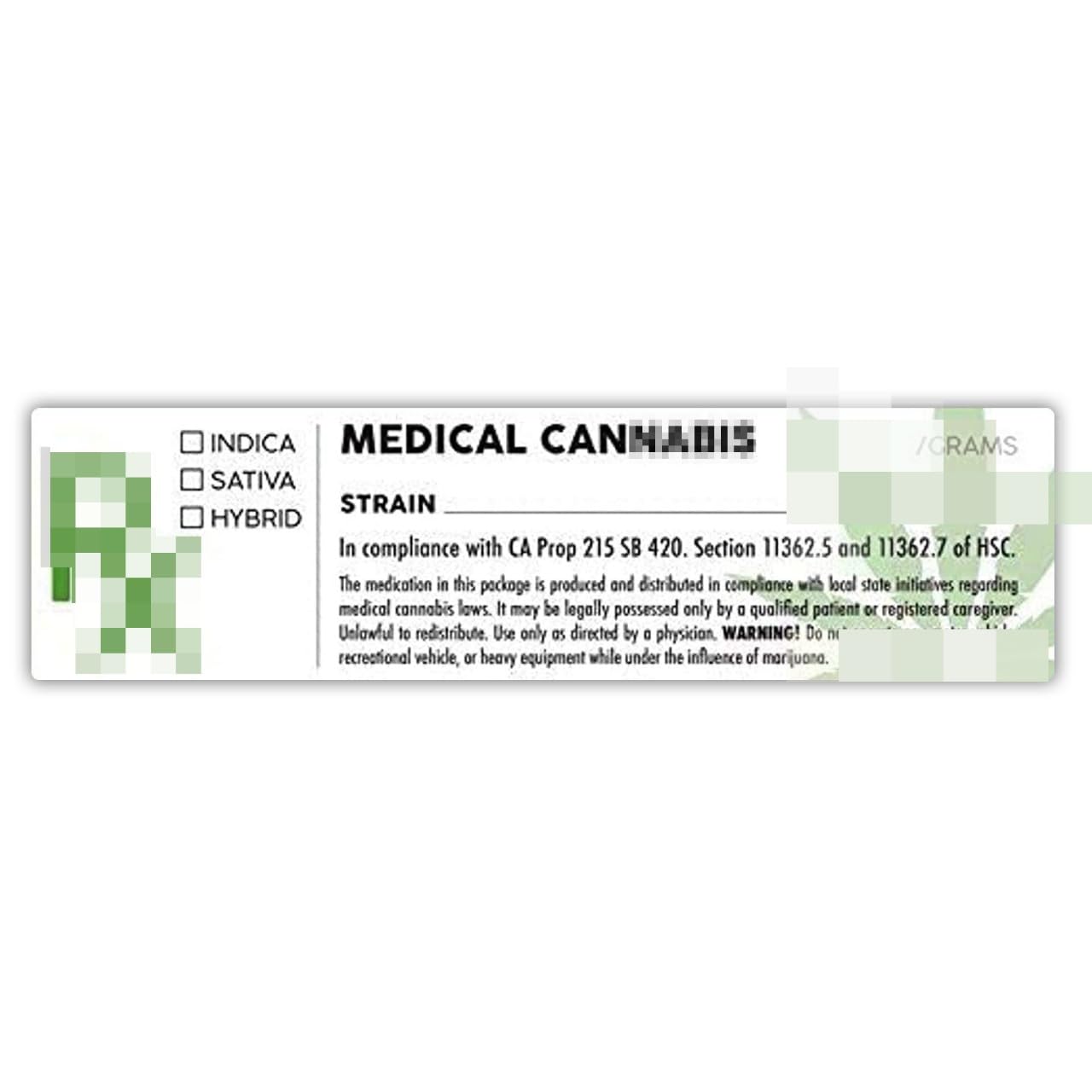 Performore 1x3 Inch Universal Warning Labels | Self-Adhesive Roll of 500 Stickers | Standard Identification Labels for Bottles, Containers, and Bags