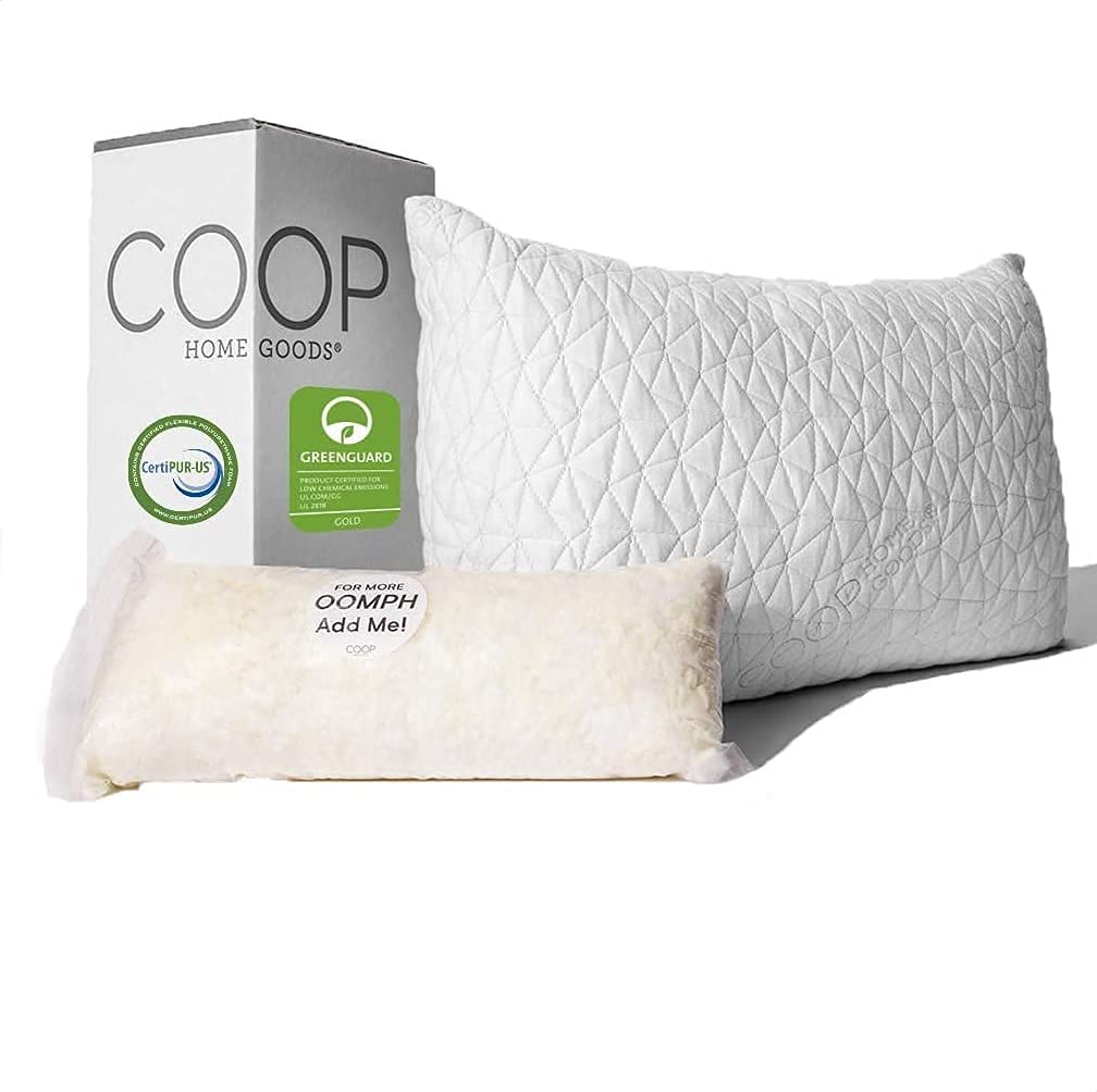 Coop Home Goods Original Loft Pillow King Size Bed Pillows for Sleeping
