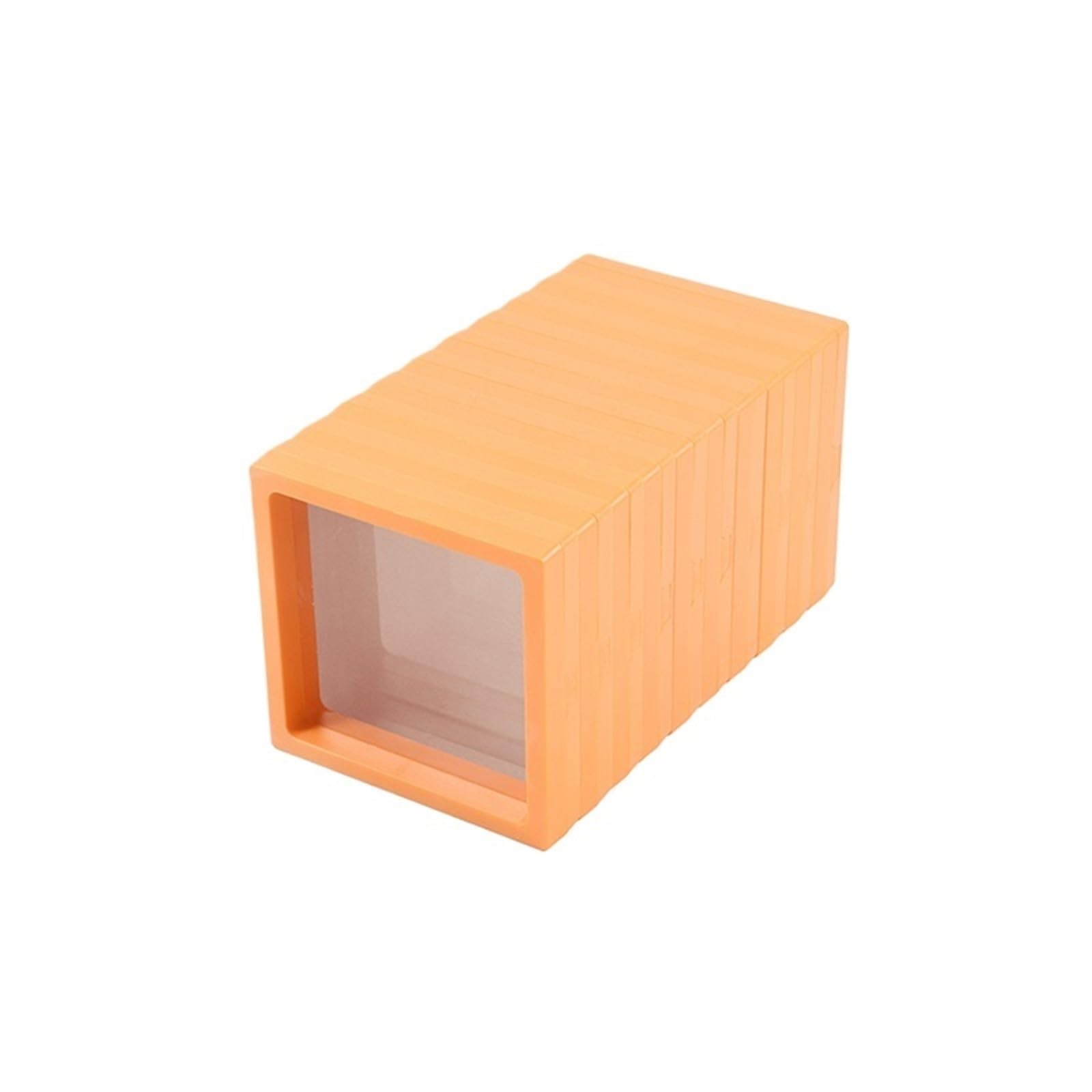 14pcs 3D Floating PE Film Jewelry Ring Earring Gift Packaging Box Bracelet Display Stand Holder Case Storage For Earring Necklace Bracelet(Orange,11cm)