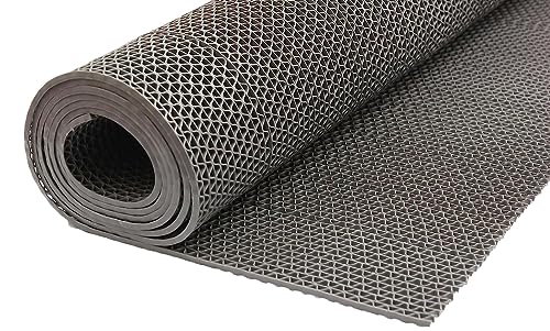 Onpira® Saunaläufer Bodenmatte Meterware Antirutschmatte rutschfest Duschmatte Badvorleger 90 cm oder 120 cm Breite – Ideal für Sauna, Dusche, Badezimmer, Wellnessbereich und Spa (90 cm)