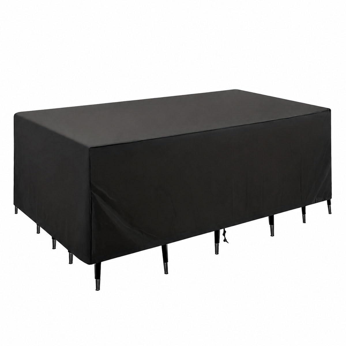 Hcfklig A Outdoor Garden Furniture Set Covers, Rectangular Patio Furniture Cover With Drawstring, Waterproof Oxford Fabric Outdoor Sof And Table Chair Cover, Windproof, Sunproo(Size:308 X 138 X 89 Cm,Color:a)