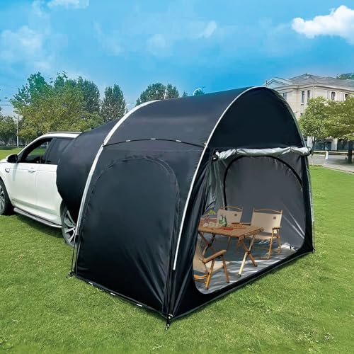 Autozelt Heckklappe Für 2-3 Personen, Kofferraum Zelt Mit 3 Großen...