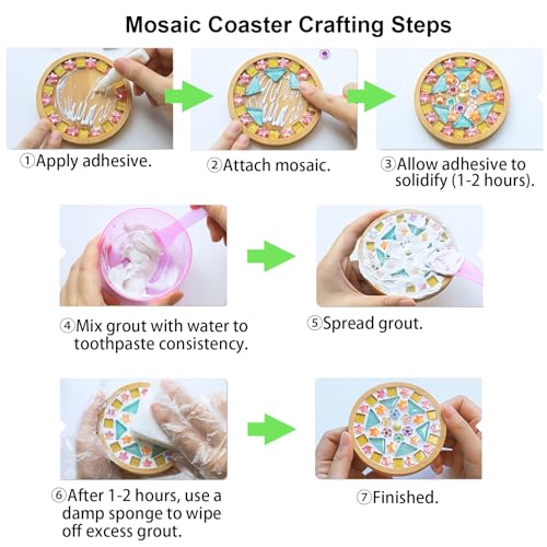 Jongdari Mosaic Tiles Craft Kits For Adults thumb #4