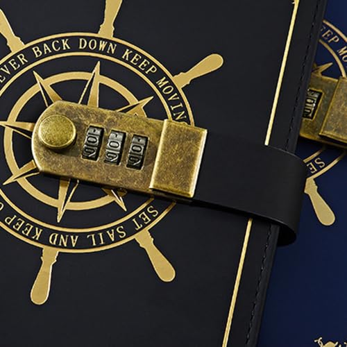 Carnets de journalisation portables vintage, cadeau idéal à verrou