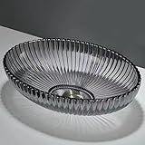 Design élégant du verre cristal : Lavabo Cristal a des dimensions de 505 x 355 x 150 mm et sa transparence crée un effet visuel époustouflant.