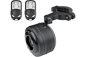 Electric Bike Bell Alarm Horn Waterproof with Remote Controller