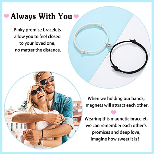 Ungent Them Couples Gifts, Matching Couples Bracelets Relationship Promise Bracelet Christmas Birthday Valentine's Day Gifts For Boyfriend Girlfriend Husband Wife Him Her His Hers Women Men #TOP3