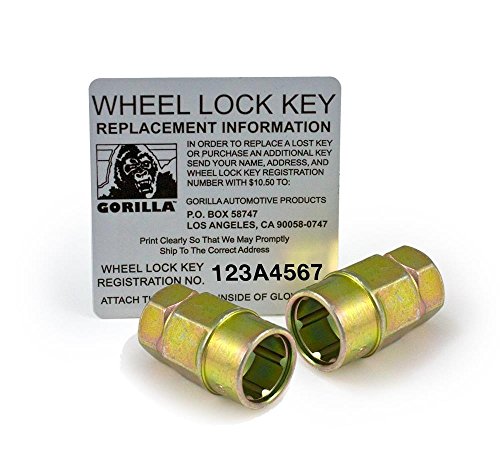 Image of Gorilla Automotive 61631-2K Gorilla Guard Acorn 12-1.50 Chr 2Key Steel Lock