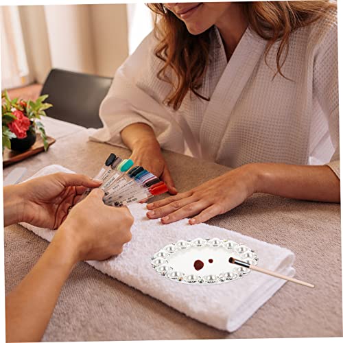 FRCOLOR Suporte De Exibição De Arte De Unhas Bandeja De Resina Bandejas De Ferramentas Bandeja Vinta