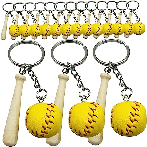 Porte-clés de baseball avec batte pour ne plus perdre ses clés d'école