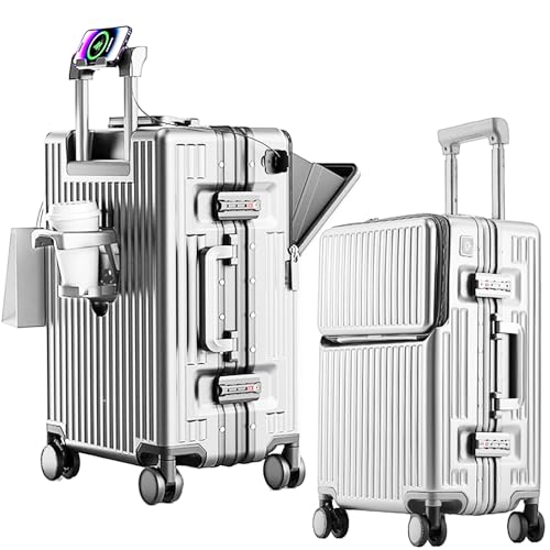 2-Piece Aluminum Hardshell Spinner Luggage Set (20/26")