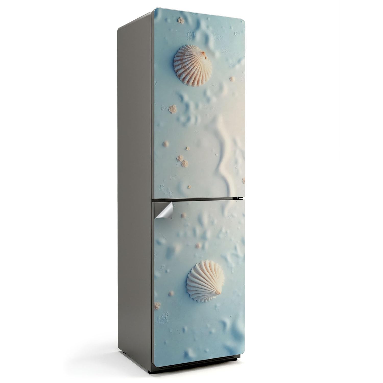 Autocollant pour masquer les rayures de frigo et sticker de porte 60x205