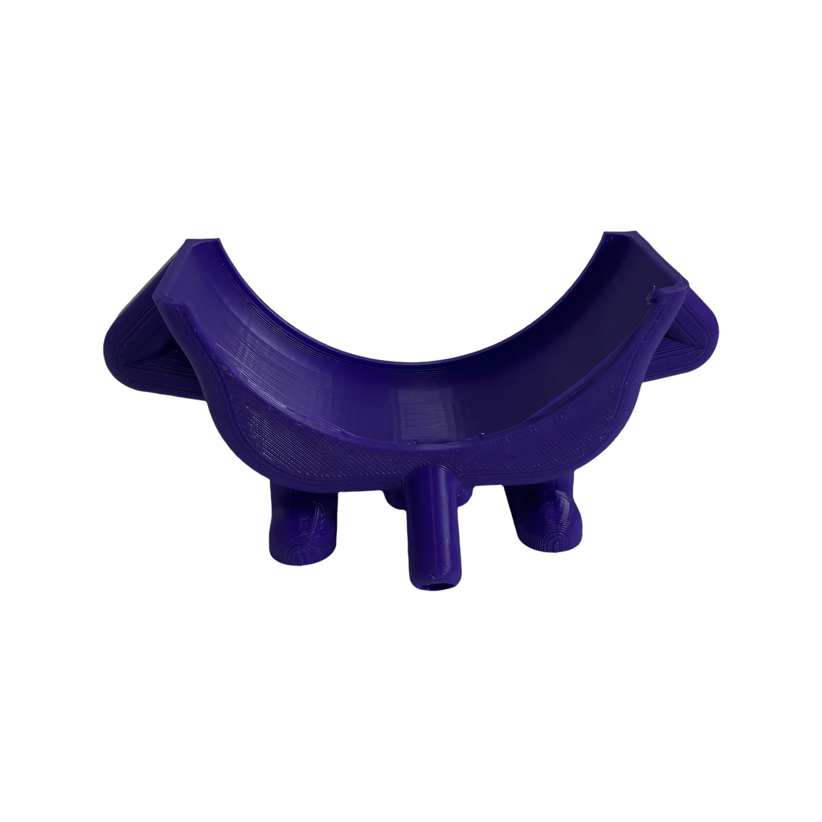 Carotoe Purple Practical Elegant Smiling Sponge Soap Holder With Stable Base For Countertop Organization Smiling Sponge Holder Drying Rack With Drain Holes For Kitchen Bathroom