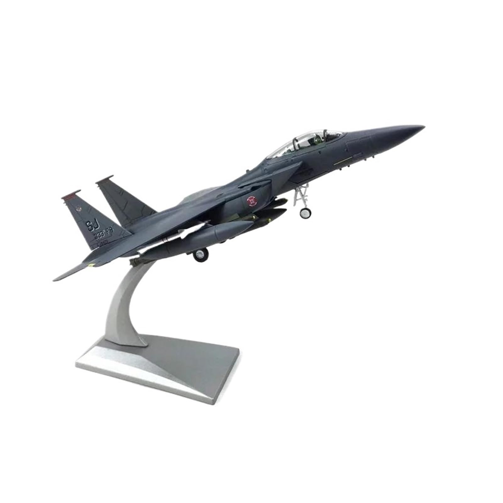 F-15E Strike Eagle kit de avión diecast para decoración de oficinas y estudios 8