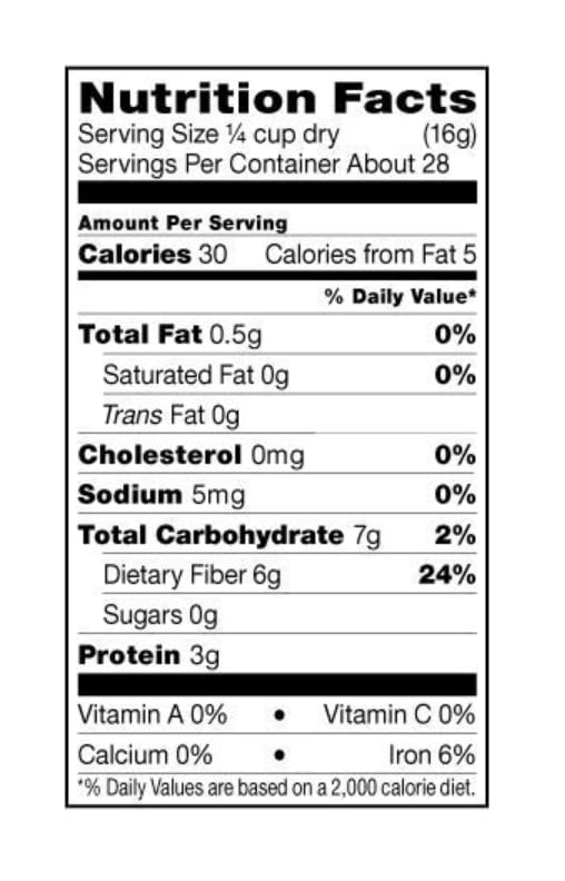 Miniatura 2 de Shiloh Farms - Salvado de trigo fino orgánico de 20 onzas con adhesivo Exit 28 Bargains - Salvado de trigo fino