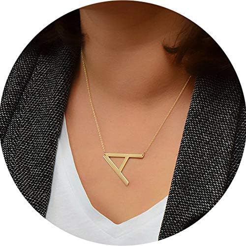 18K Gold Plated Letter Necklace 