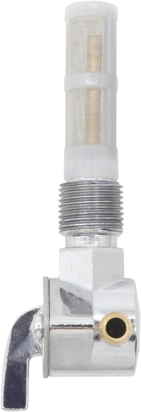 Fuel Valve 3/8" Npt Gas Tank Chrome Fuel Petcock 90 For Harley Sportster 883 1000