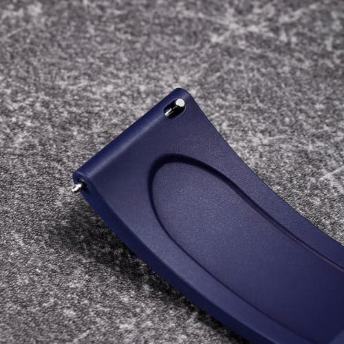 REZERO Quick Release FKM Rubber Watch Bands, Fluororubber Watch Straps Replacement, Thick & Light Waterproof Watch Bands 19/20/21/22/23/24mm for Men, Women by REZERO - Image 4