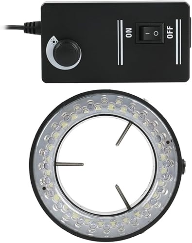 Microscope Accessories kit Slide Preparation camer 5W 100V-240V Adjustable LED Ring Light Microscopio Illuminnator for Trinocular Binocular Stereo