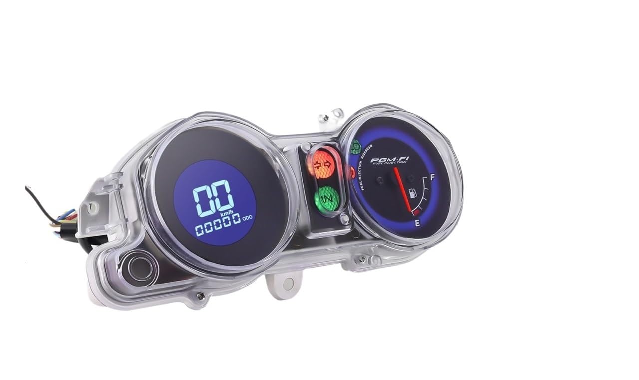Contachilometri Contagiri Per Moto Multifunzione Digitale Cruscotto Moto LED Contagiri Contachilometri Contachilometri Per TITAN 150 Universale