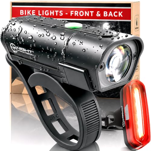 USB-C Bike Light Set with Rechargeable Headlight