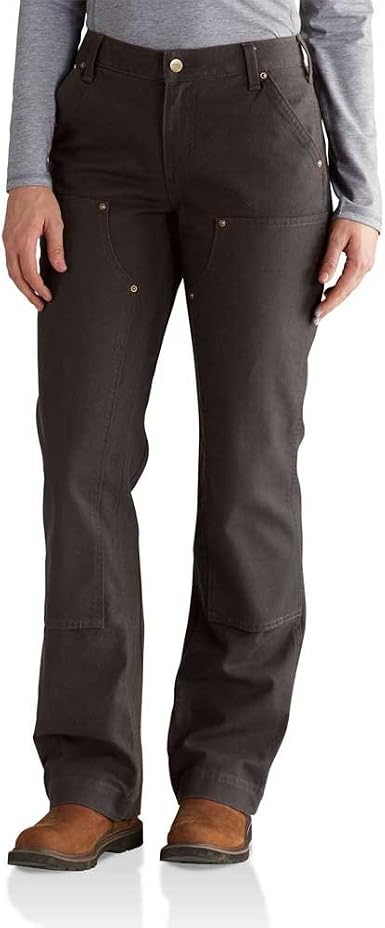 Carhartt Women's Original Fit Hayden Double Front Dungaree, Dark Brown, 4  Tall : Amazon.it: Moda