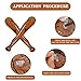 BLMHTWO 2 Pieces Inflatable Cave Bat Inflatable Baseball Bat Inflatable Wooden Stick Man Cave Accessories Caveman Stick Brown Cheering Prop Caveman Stick for Themed Decoration Cosplay Party Accessory