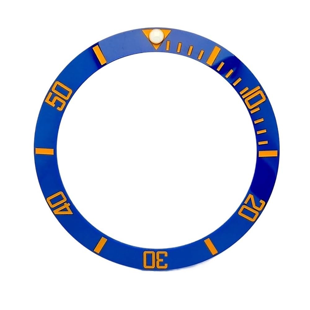 1pc 38mm lunetta in ceramica orologio inclinato GMT for uomo parti di ricambio accessori