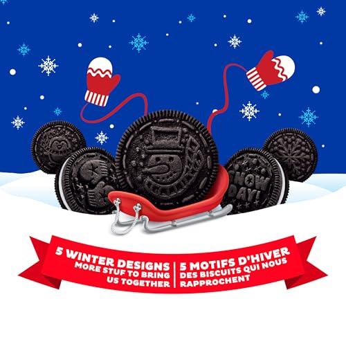 OREO Winter Chocolate Sandwich Cookies, Holiday Cookies, Limited Edition 530 g - Image 3