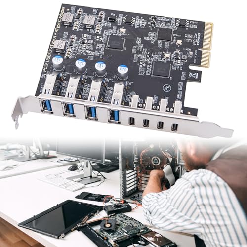 Tarjeta de expansión PCIe para solucionar la falta de puertos USB en PC 2