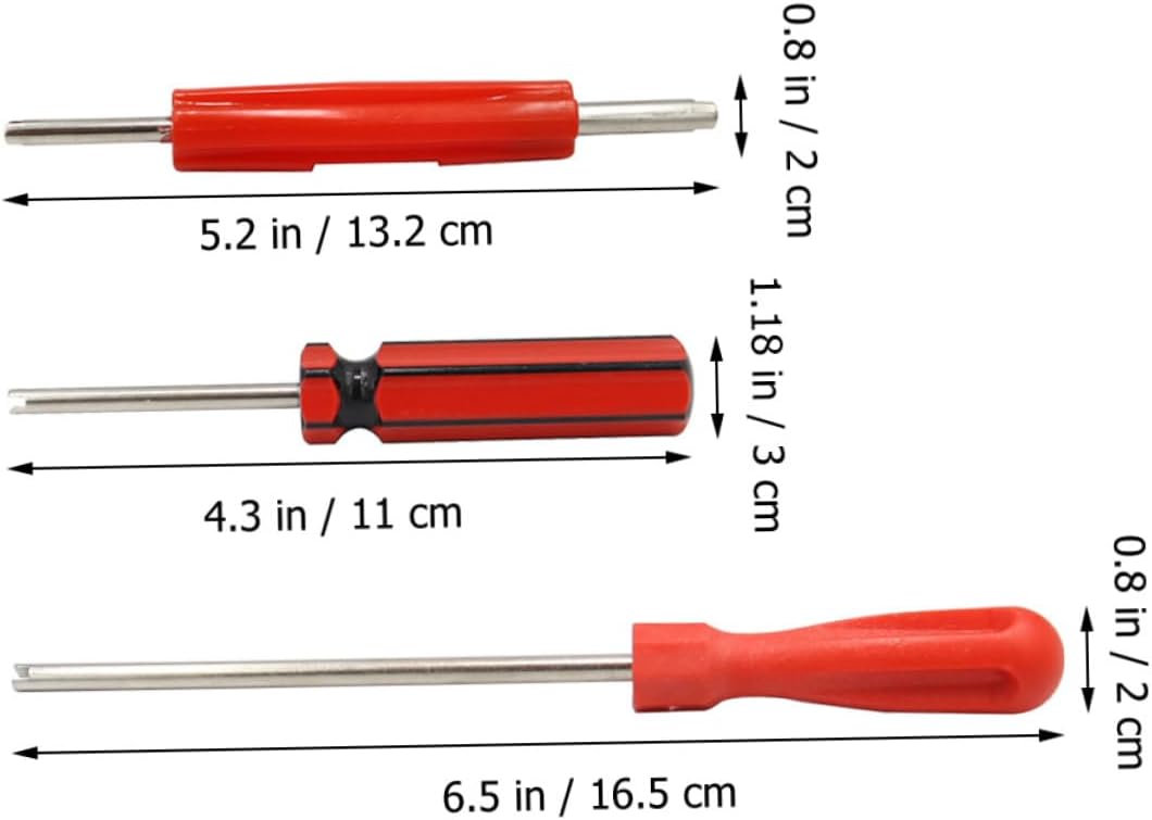 Amosfun 1Set Single Head Valve Core Removal Tool Compact Tire Stem Installer Kit for Easy Tire Maintenance and Repair