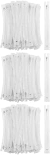 COHEALI 300 Peças De Roupas Com Zíper Kits De Artesanato Em Massa Zíper Invisível Terno Branco Zíper De Costura De Náilon Zíperes De Costura DIY Zíper De Náilon Alfaiate Zíper De Náilon