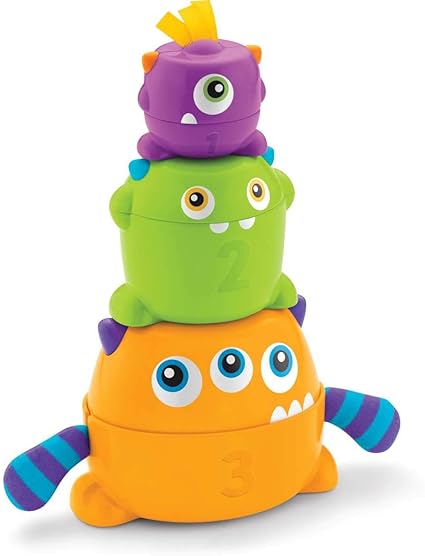 Fisher Price Mes Monstres Gigognes Jouet Bebe Formes Colorees A Empiler 6 Mois Et Plus Fnv36 Amazon Fr Jeux Et Jouets