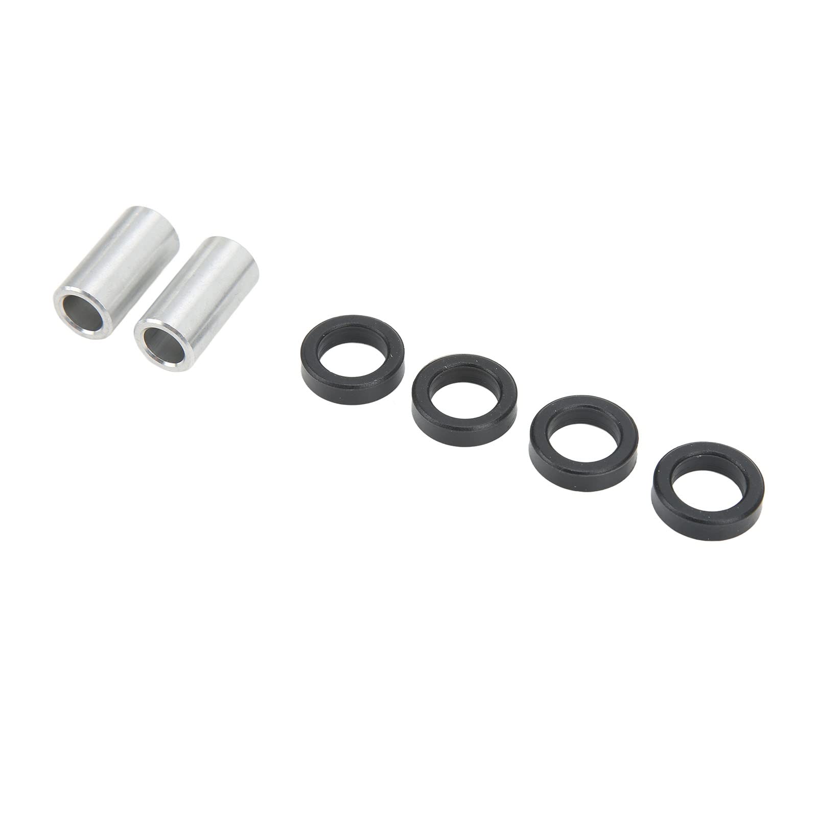 Amortiguador de bicicleta Amortiguador trasero de ciclismo de aleación de aluminio negro con tubos de husillo para bicicleta de montaña Aleación CNC premium de 165 mm Ligero y