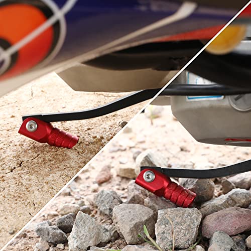 Rutu Cnc Gear Shift Lever Folding Shifter Lever With L-Wrench - Shifting Lever For Xr50 Crf50 50Cc 70Cc 90Cc 110Cc 125Cc Dirt Bike Dual Pit Bike - 6061 Aviation Aluminum Bike Gear Shifter Black-Green #TOP5