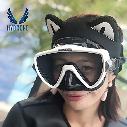 Miniatura 7 de Diadema de buceo con diseño de gatito negro de 0.079 in de neopreno para mujeres, jóvenes, buceo, surf, banda térmica para el pelo para kayak,