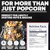 Himalayan Pink Popcorn Salt Seasoning, Single Origin Fine Himalayan Pink Salt Powder, Healthy and Natural Popcorn Seasoning, 16 oz Shaker