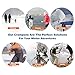 Crampones Ligero de Nieve Hielo 19 Puntas Dientes de Acero Inoxidable de...
