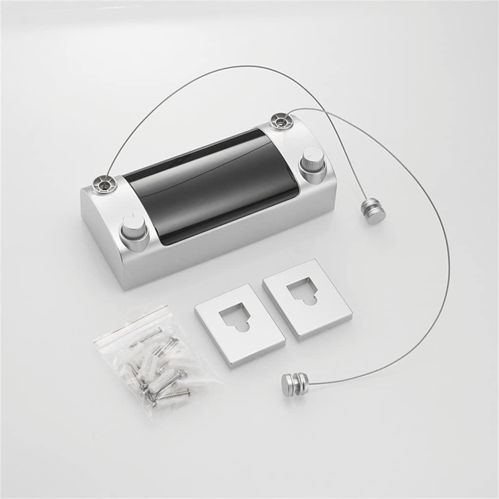 Clothesline Retractable DryerWire Row Clothesline Indoor Laundry Hanger Dryer Nail-Punch Clothes Drying Rope(E)