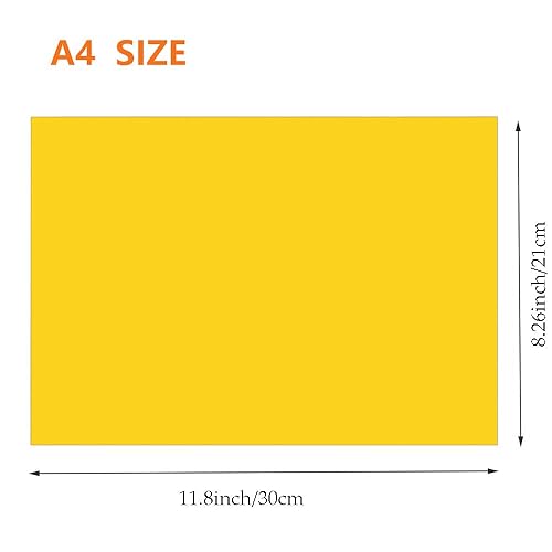Miniatura 2 de 15 hojas de tela adhesiva de fieltro de colores surtidos, 15 colores tamaño A4, hoja trasera adhesiva de 8.3 x 11.8 pulgadas para arte,