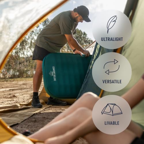 Image of Sea to Summit Ikos Evo Lightweight Tent for Backpacking | Spacious 3-season backpacking and car camping tent with Tension Ridge architecture delivers airflow and adaptable livability