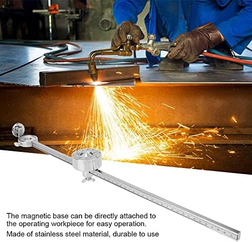 Plasma Cutter Torch Circle Roller Wheel Stainless Steel Cutting Tool Accessories with Scale Ruler for AG60/SG55