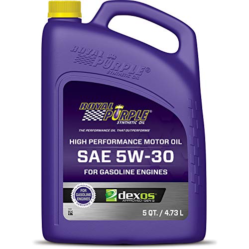Image of Royal Purple 51530 API-Licensed SAE 5W-30 High Performance Synthetic Motor Oil, 5 qt.