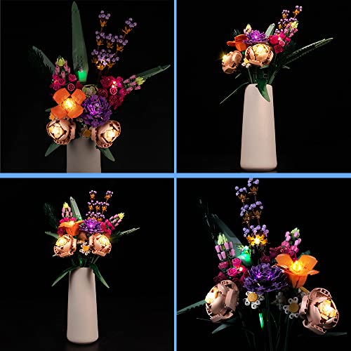VONADO LED Light Kit for Lego Flower Bouquet 10280 - Lighting for Adults