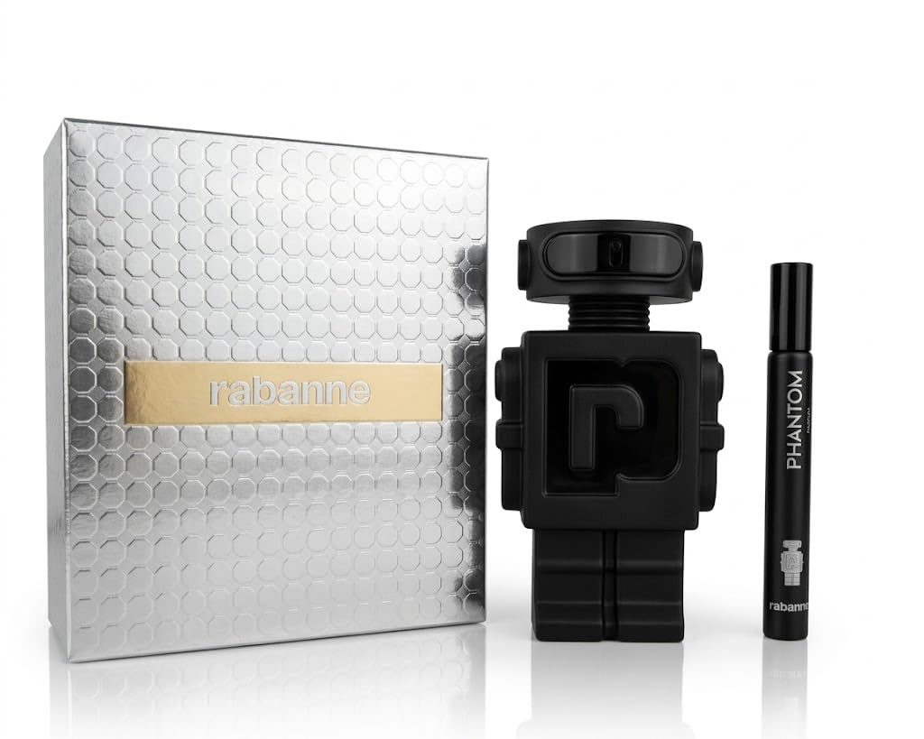Paco Rabanne Phantom Parfum Set 100 Ml + 20 Ml Travel Size - Black