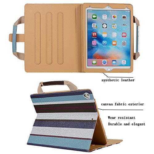 image for iPad 2/3/4 Handbag Case, Uliking Smart Canvas Sleeve Folio with Kickst