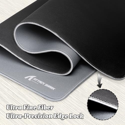 Alfombrilla de ratón impermeable y alargada ATTACK SHARK CM02PRO para gaming 2