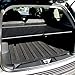 IKON MOTORSPORTS Cargo Cover Compatible with 2007-2016 Jeep Compass 2007-2017 Patriot, Black PU Tonneau Cover Retractable, 2008 2009 2010 2011 2012 2013 2014 2015 2016