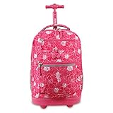 J World New York Sundance Rolling Backpack, Aloha, One Size